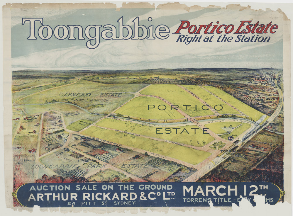 Portico Estate, Toongabbie, 1921