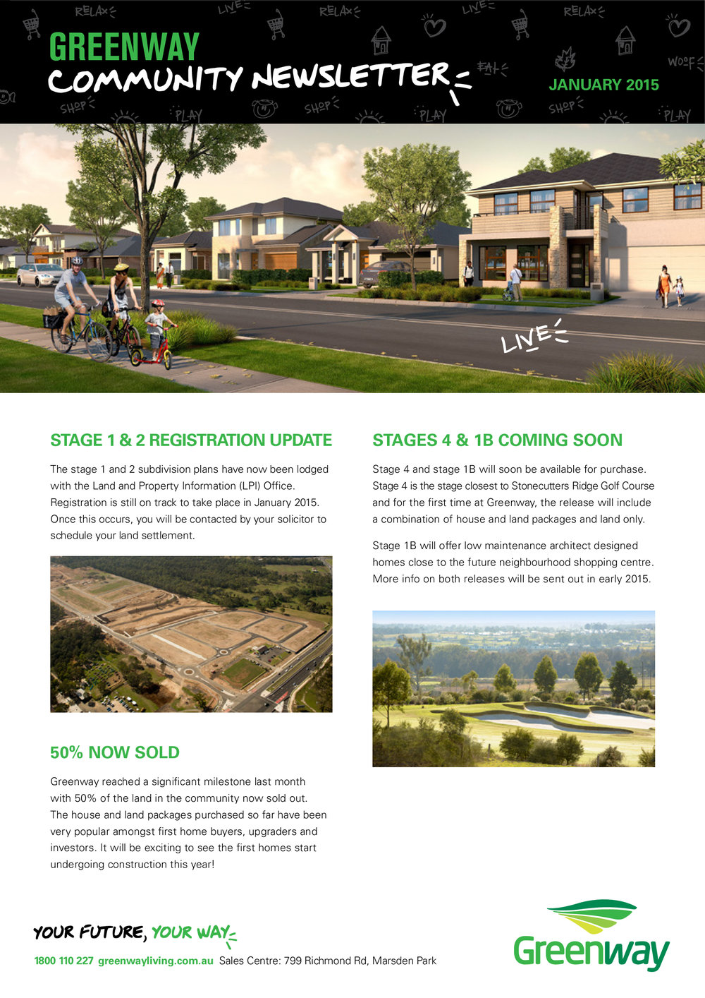Greenway Community Newsletter, January  2015