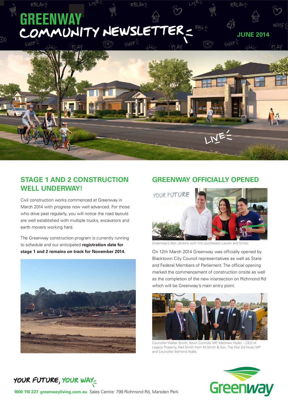 Greenway Community Newsletter, July 2014