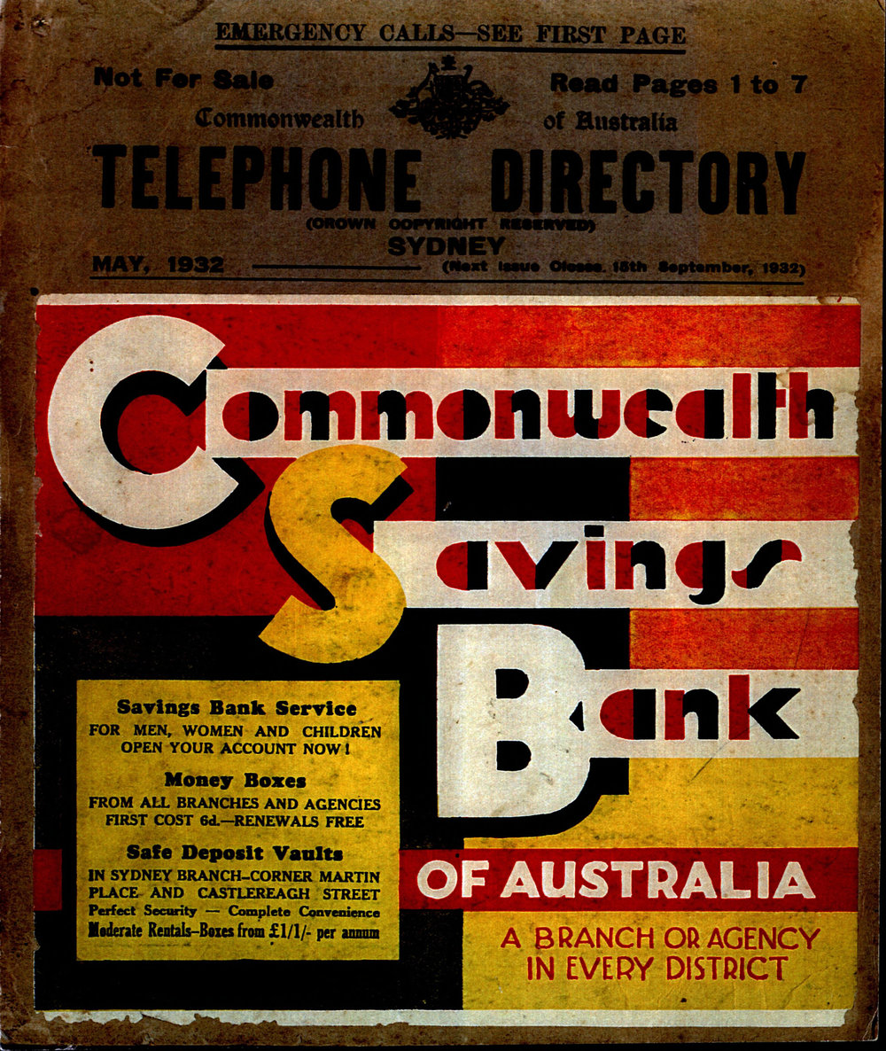 Telephone directory - Blacktown listings, 1932