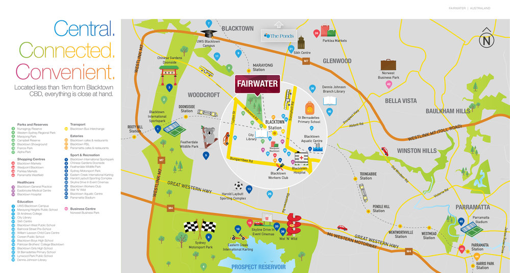 Fairwater  Estate Masterplan, Blacktown