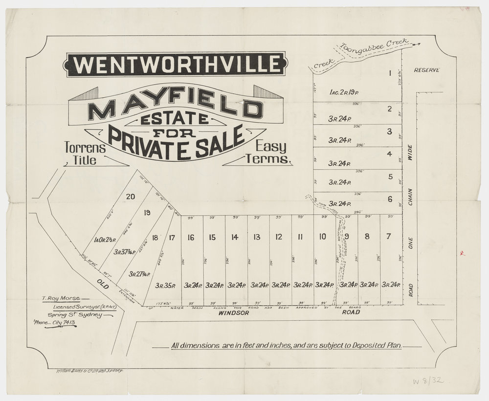 Mayfield Estate, Wentworthville, c1915