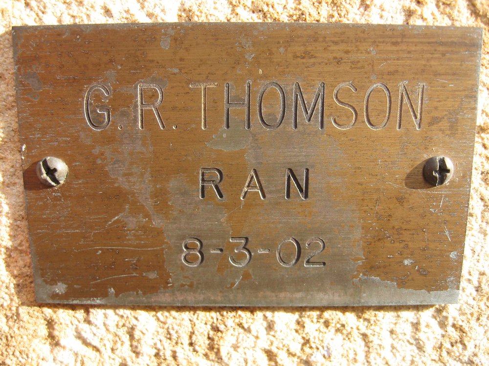 Plaque - Thomson, George Richard (RAN)