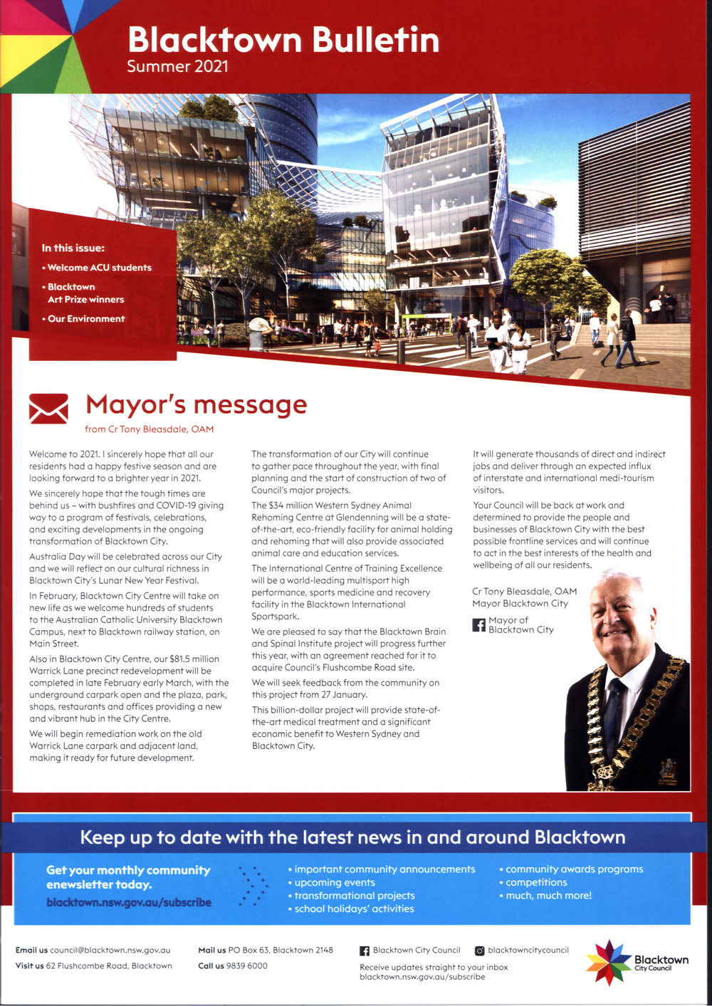 Blacktown City Bulletin, Summer 2021