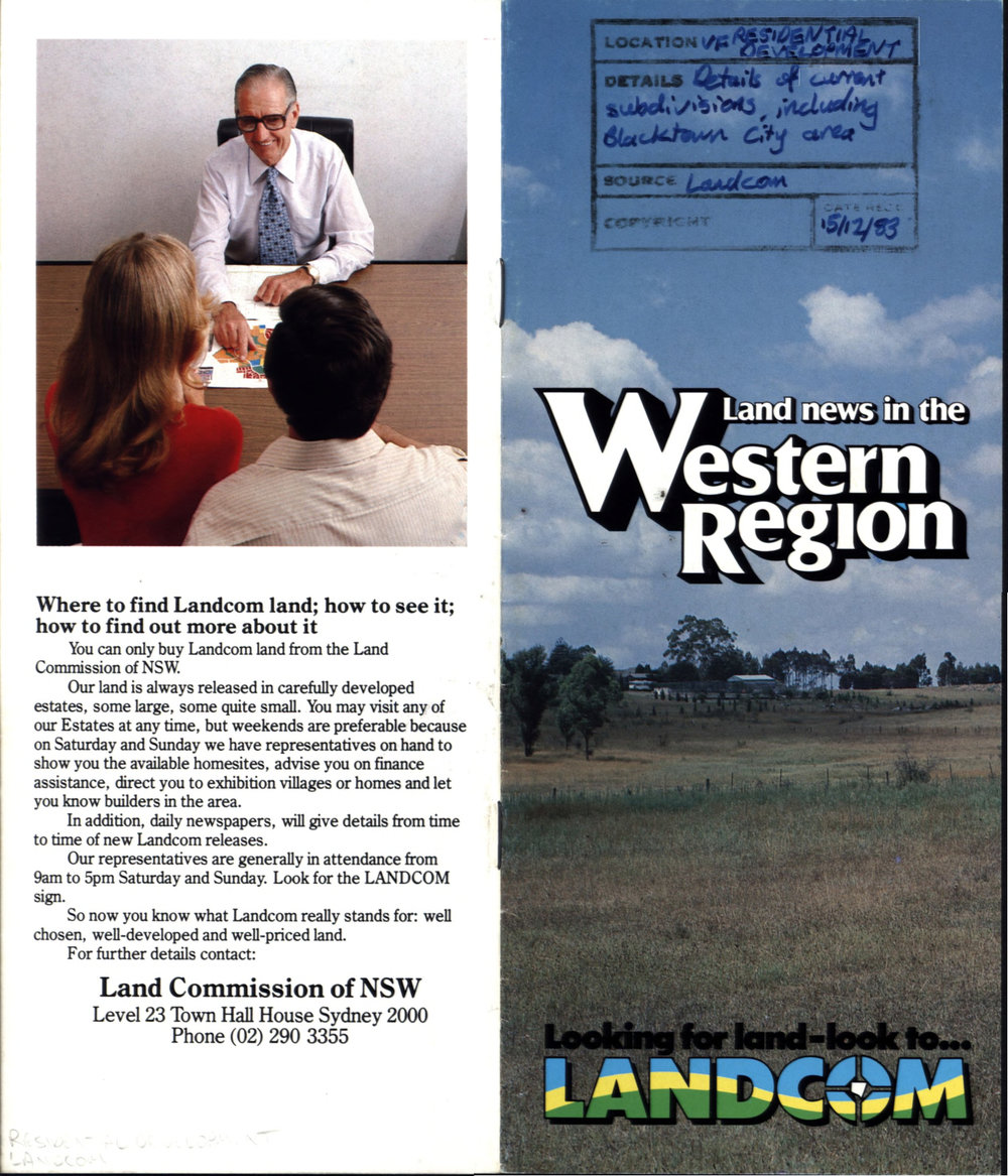 Landcom Western Region News, 1983