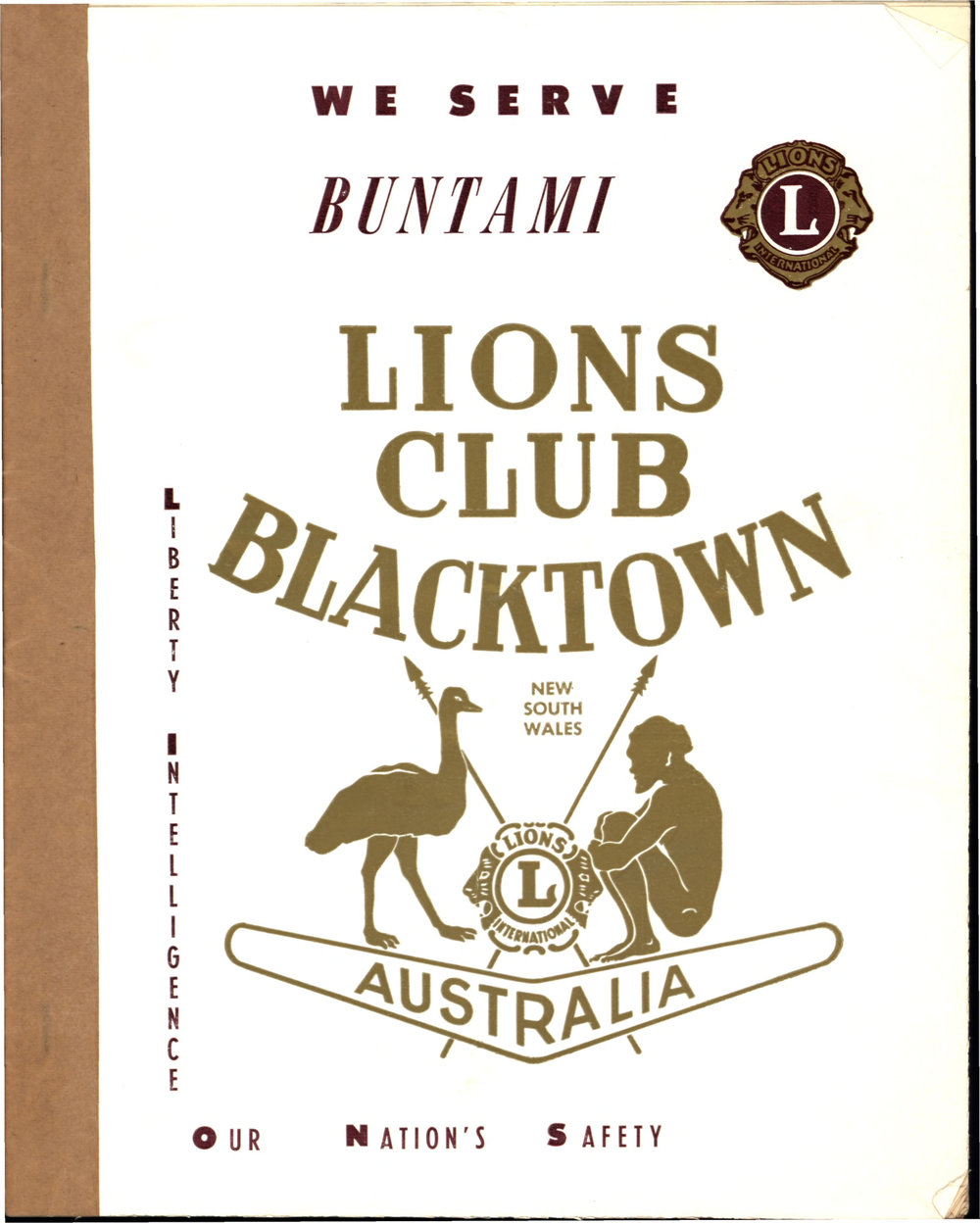 Buntami, Lions Club of Blacktown magazine, 1963