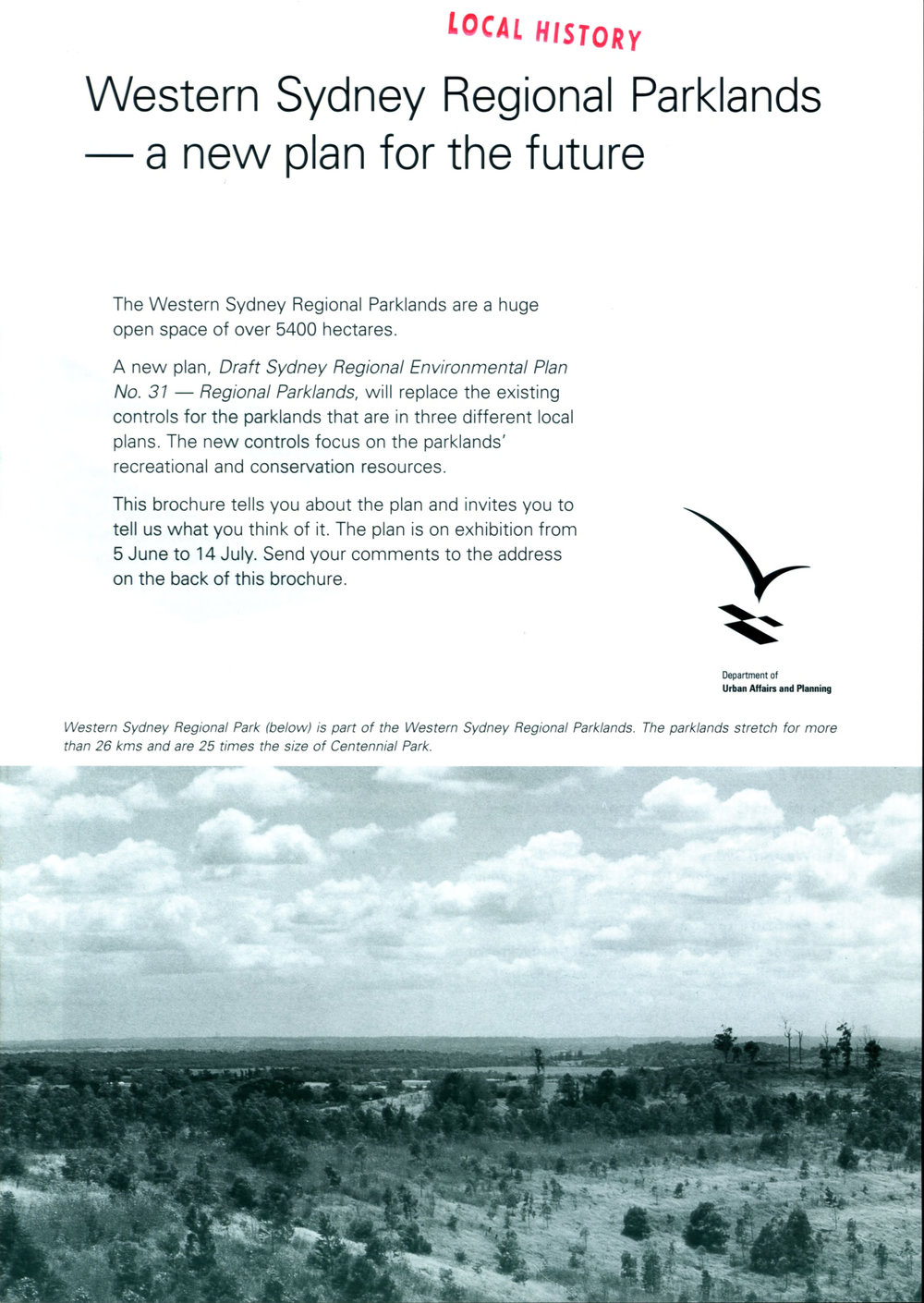 Western Sydney  Regional Parklands, 2000