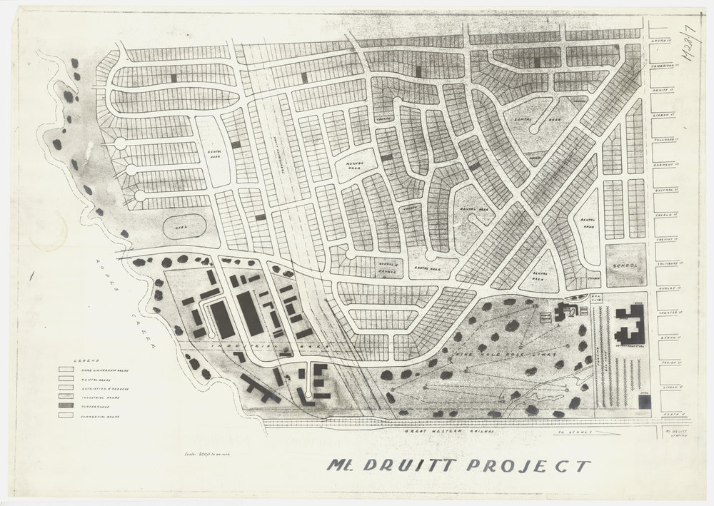 Mount Druitt Project subdivision plans, c1960