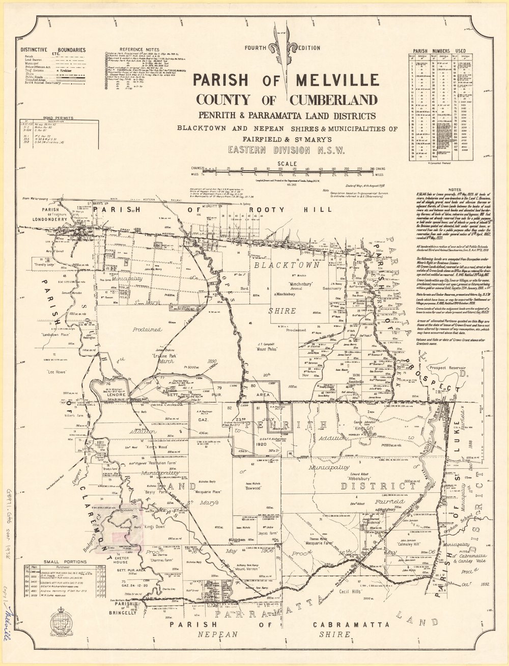 Parish of Melville, County of Cumberland, 1938