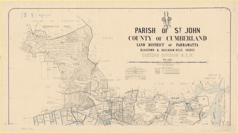 Parish of St John, County of Cumberland, 1909