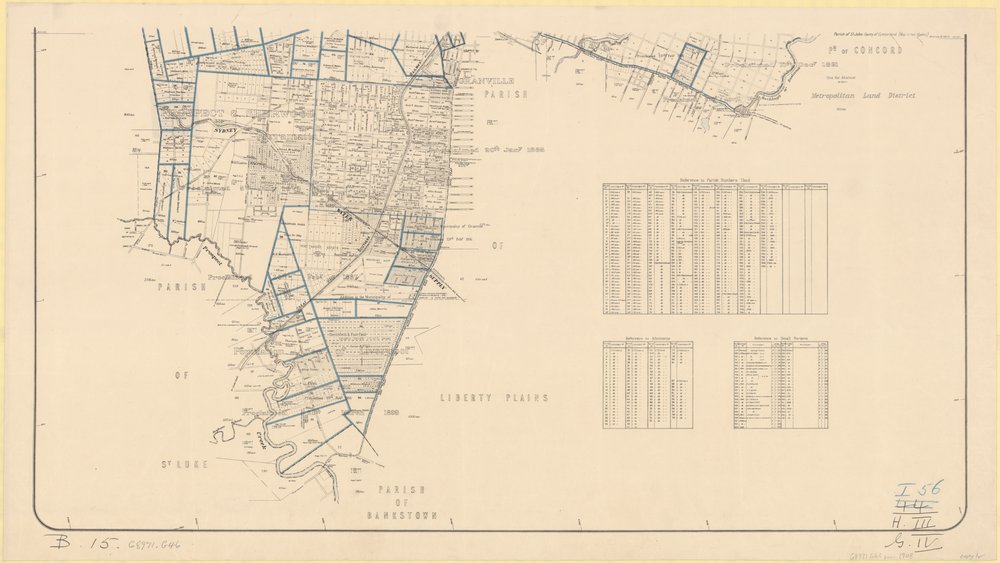Parish of St John, County of Cumberland, 1909