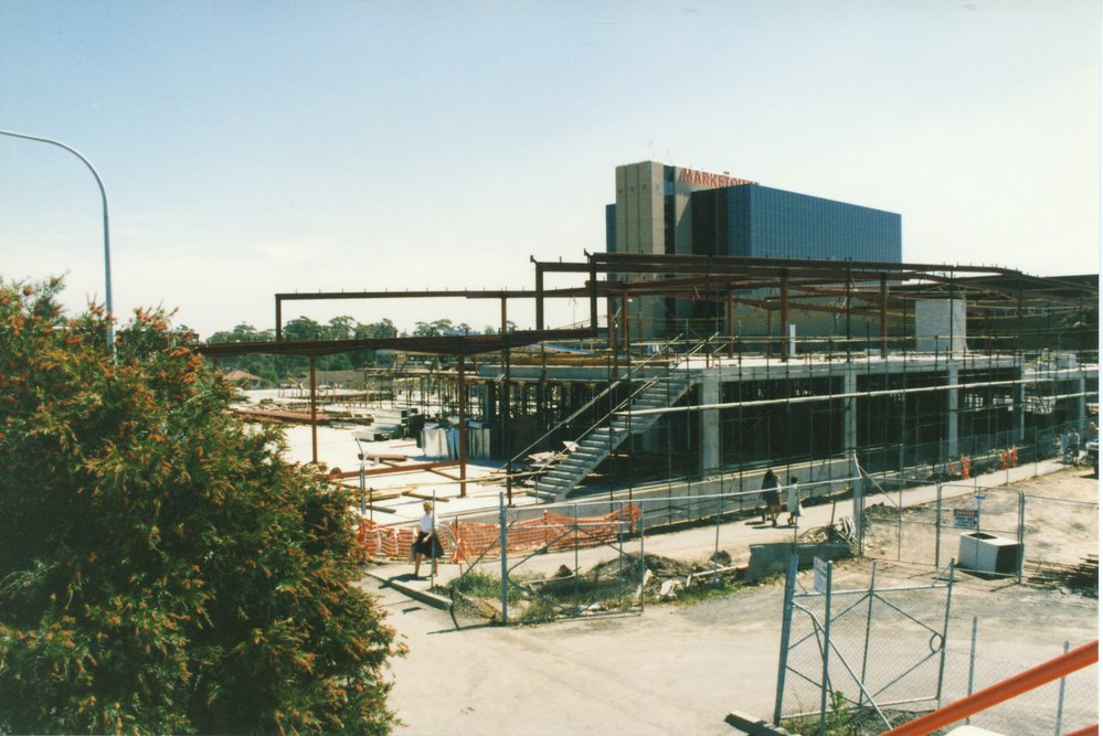 Construction of Patrick Mall building, Blacktown