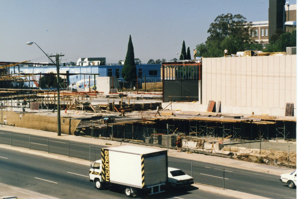 Construction of Patrick Mall building, Blacktown