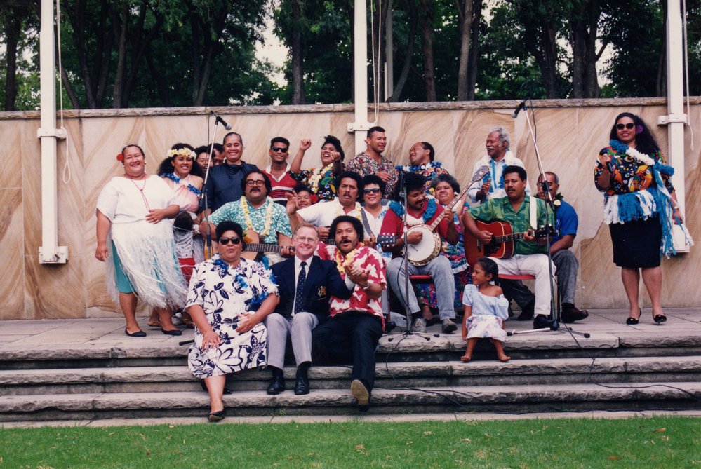 Unknown singing group at Civic Place, Blacktown