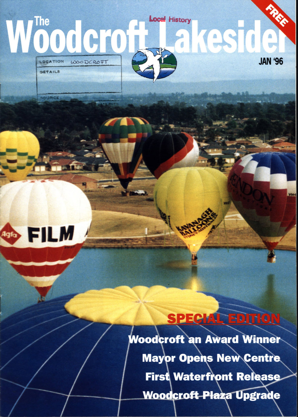 Woodcroft Lakesider newsletter, January 1996