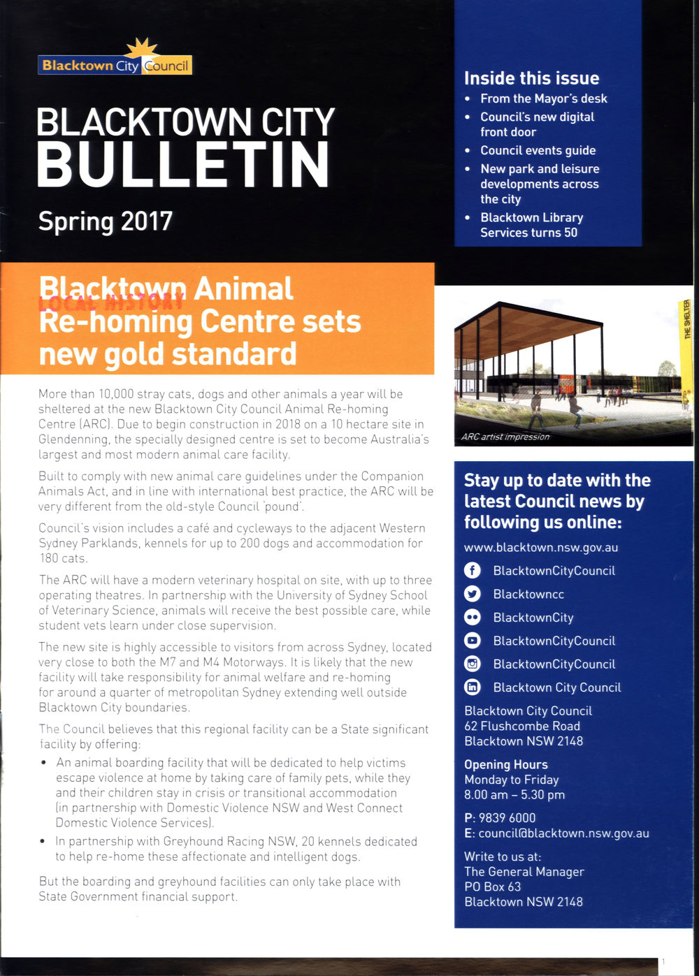 Blacktown City Bulletin, Spring 2017