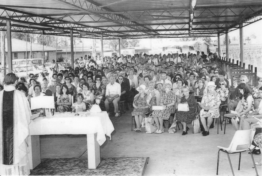 Laying of foundation stone for St Elizabeth Home, Dean Park