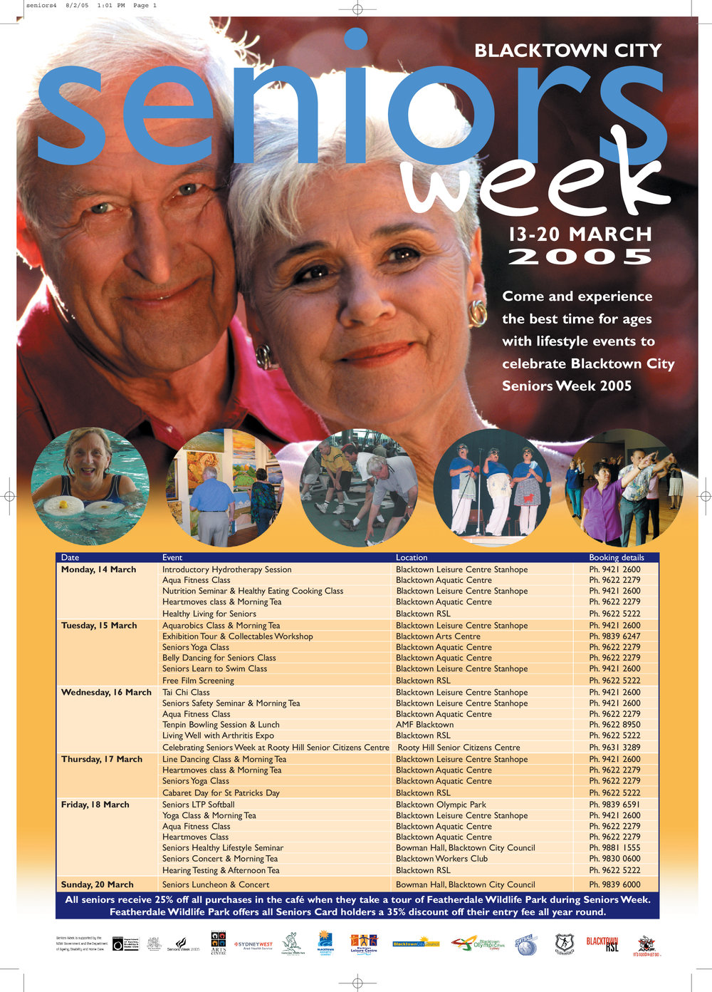 Blacktown City Seniors Week activities, 2005