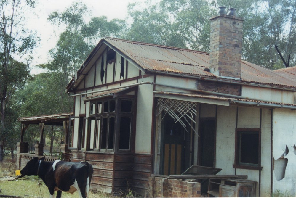 Fire damaged house on Reservoir Road, Blacktown