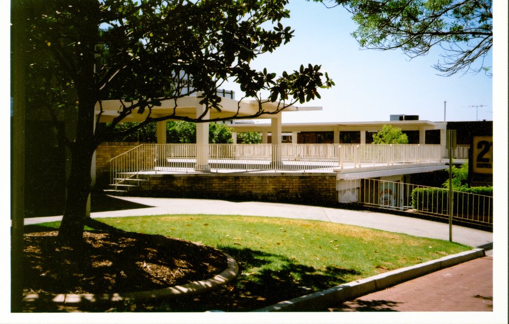 Former podium near Civic Centre, Blacktown