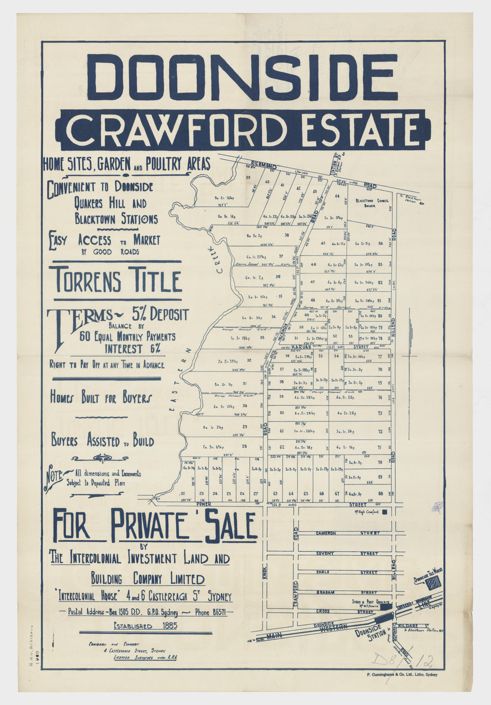 Crawford Estate, Doonside, c1912