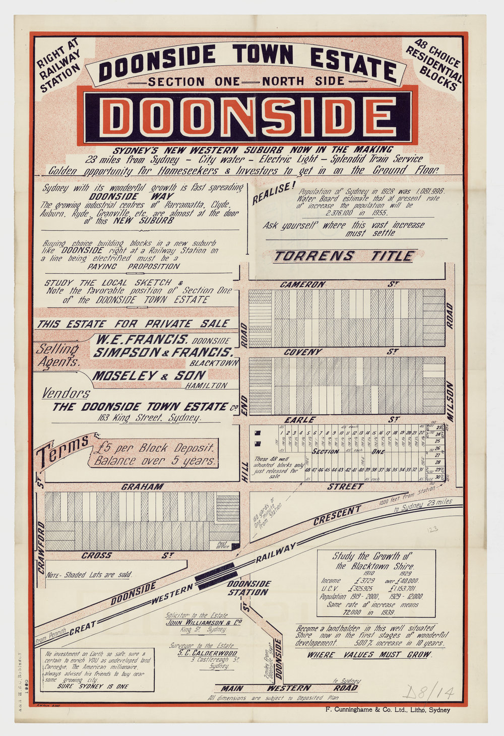 Doonside Town Estate, Doonside, c1929