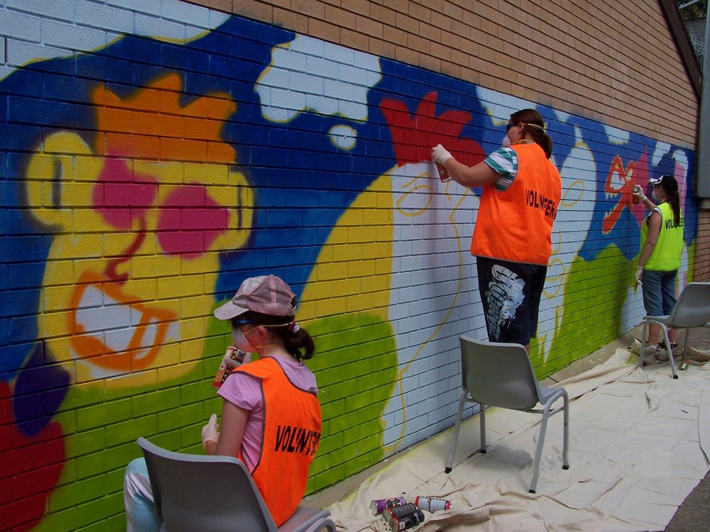Mural Art, Dean Park Shopping Centre