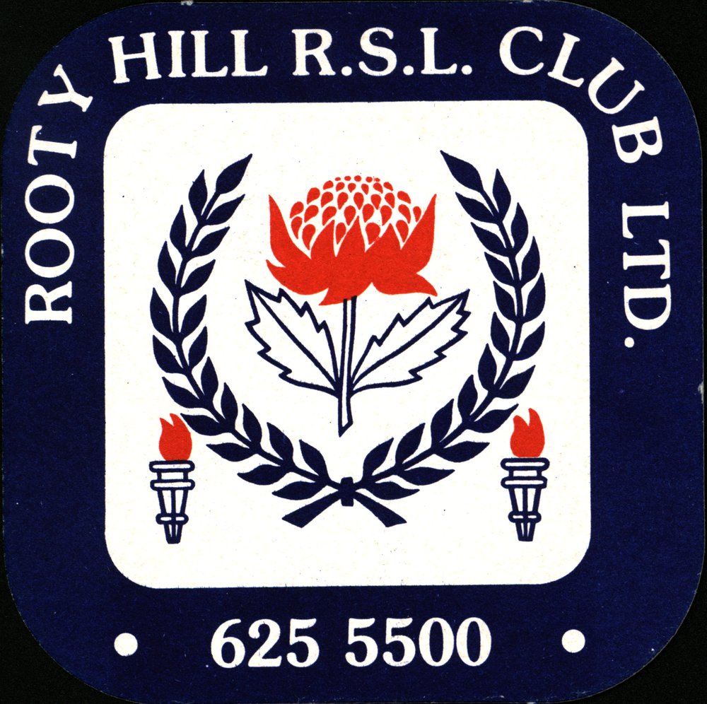 Rooty Hill RSL Club, drink coaster