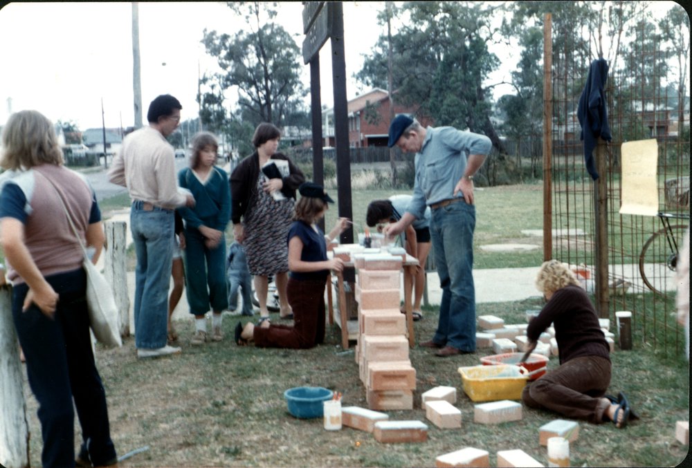 Construction of Community Wall at Rooty Hill School of Arts
