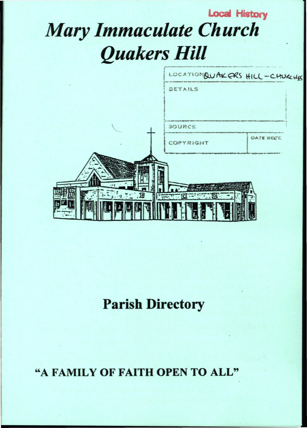 Mary Immaculate Church, Quakers Hill, c1997