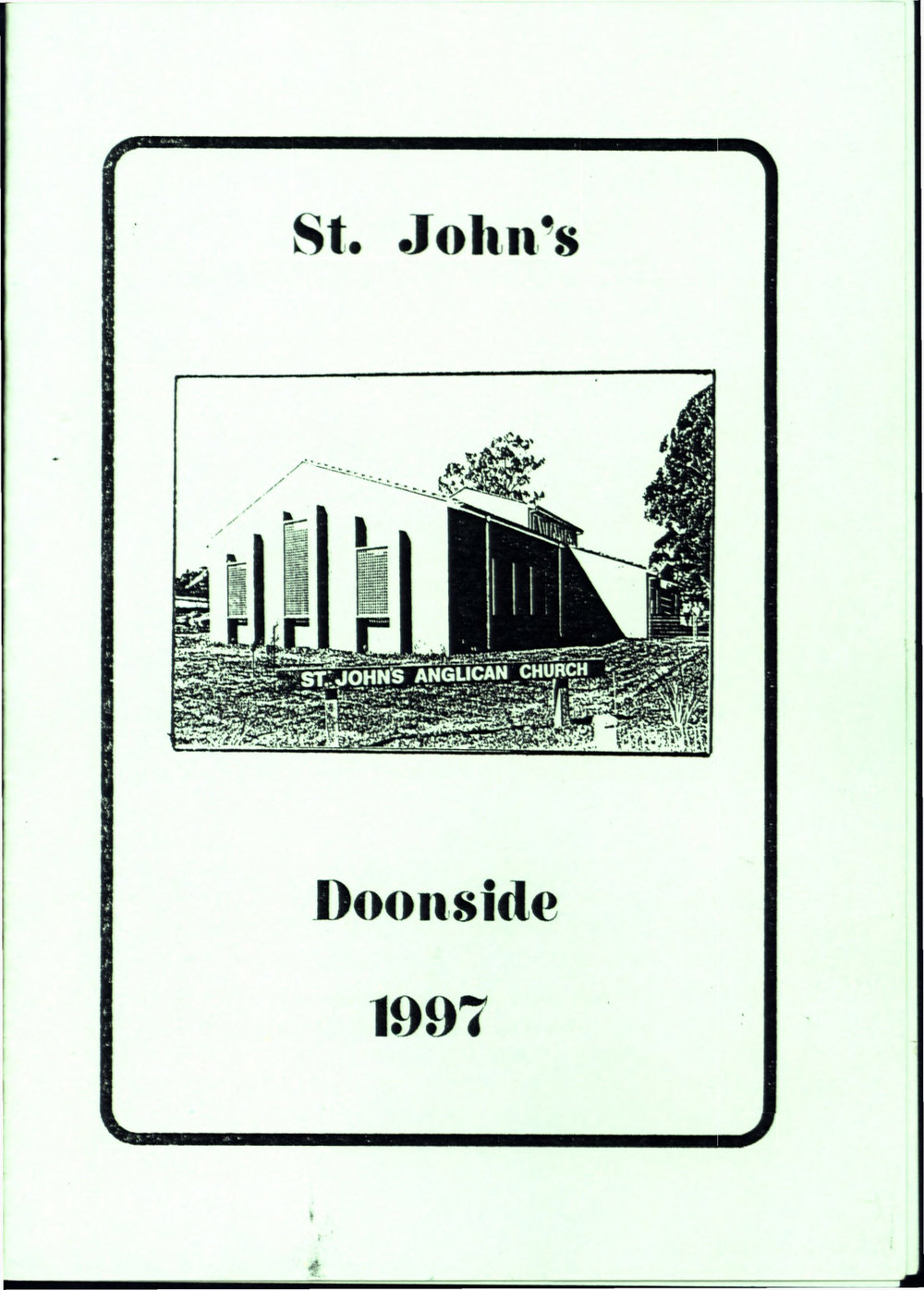 St John's Anglican Church Doonside, 1997