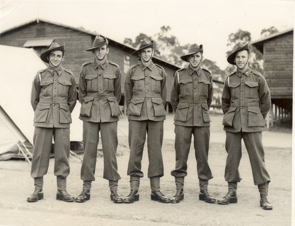 Soldiers at Wallgrove Army Camp, Wallgrove