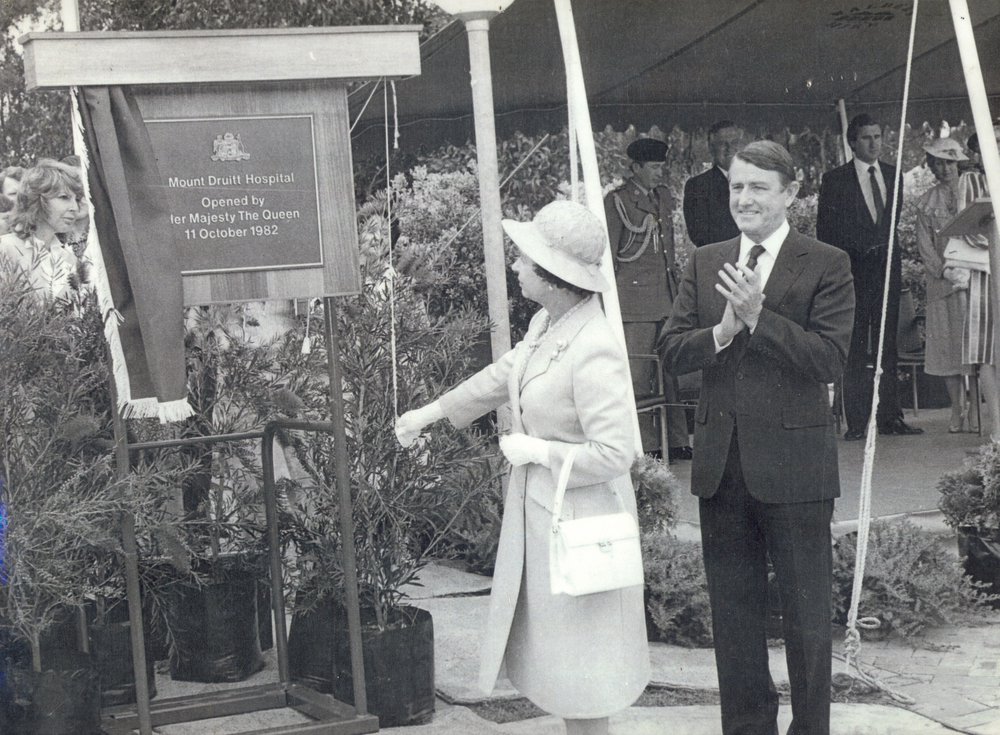Mount Druitt Hospital, official opening