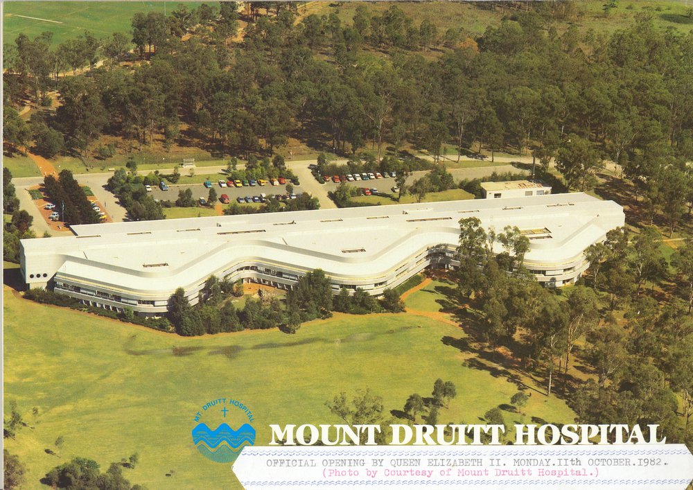 Mount Druitt Hospital, Aerial view