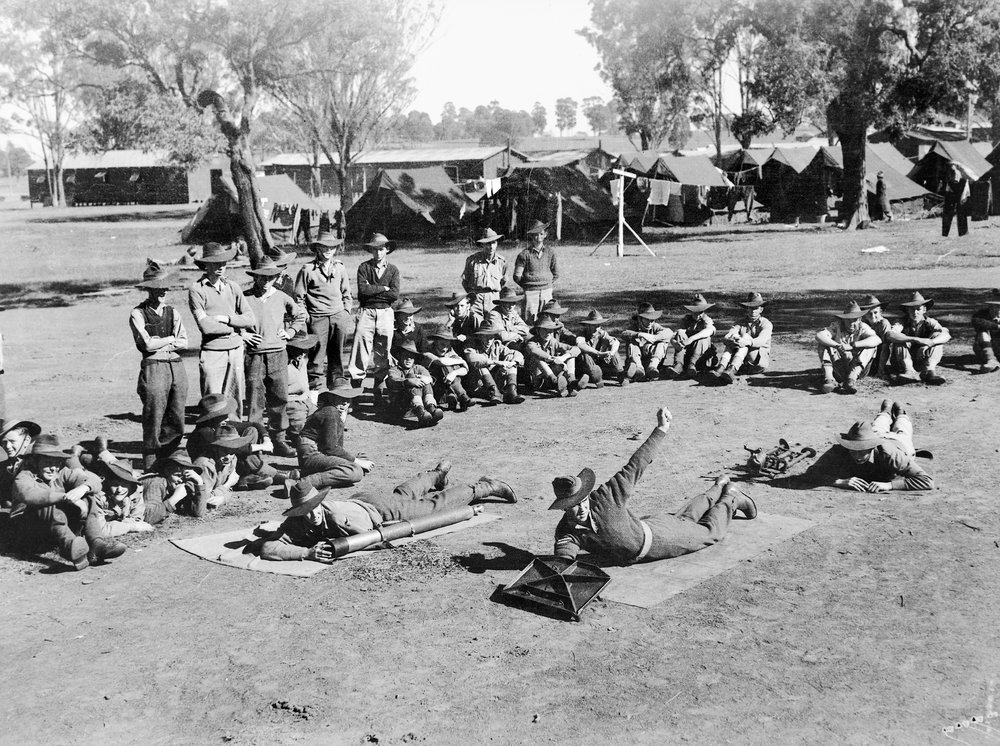 Soldiers at Wallgrove Army Camp