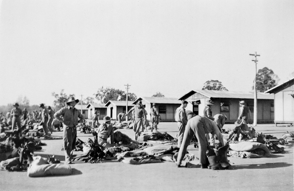 Soldiers at Wallgrove Army Camp