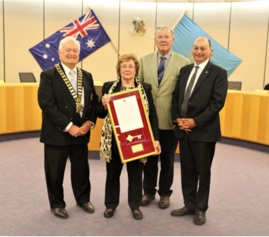 James (Jim) Anderson Key to the City presentation, 2021