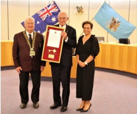 Frank Mossfield Key to the City Presentation, 2021