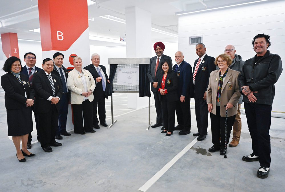 Warrick Lane Precinct, official opening, 2021