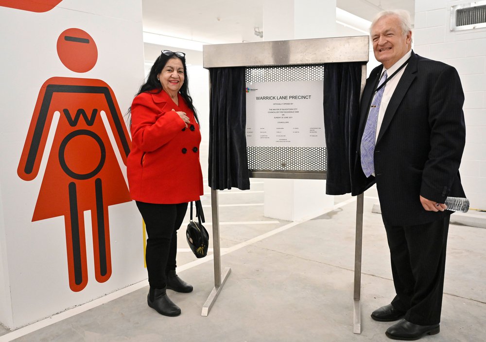 Warrick Lane Precinct, official opening