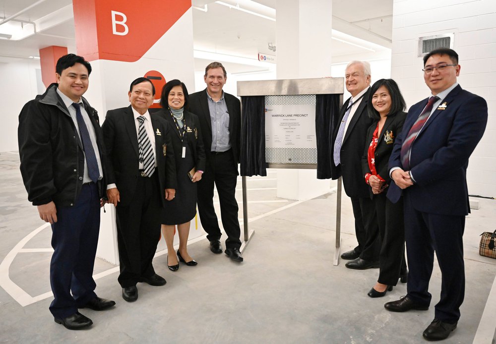 Warrick Lane Precinct, official opening