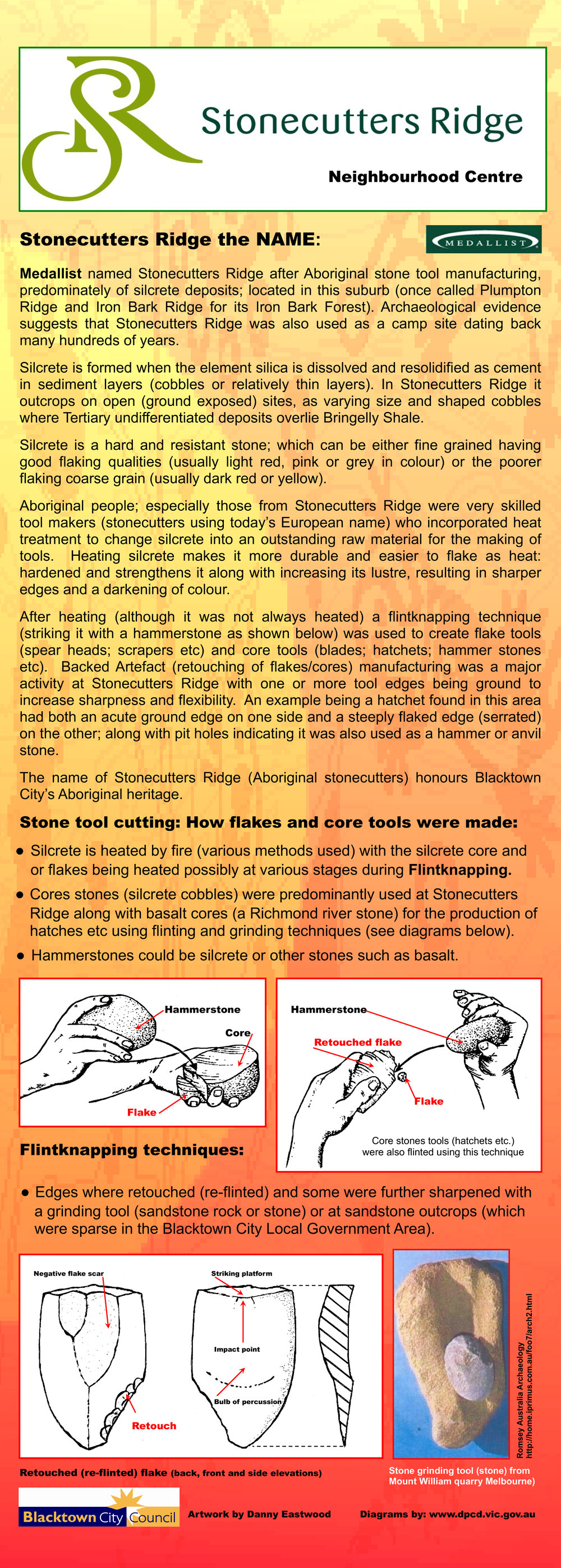 Aboriginal stone tools, Stonecutters Ridge