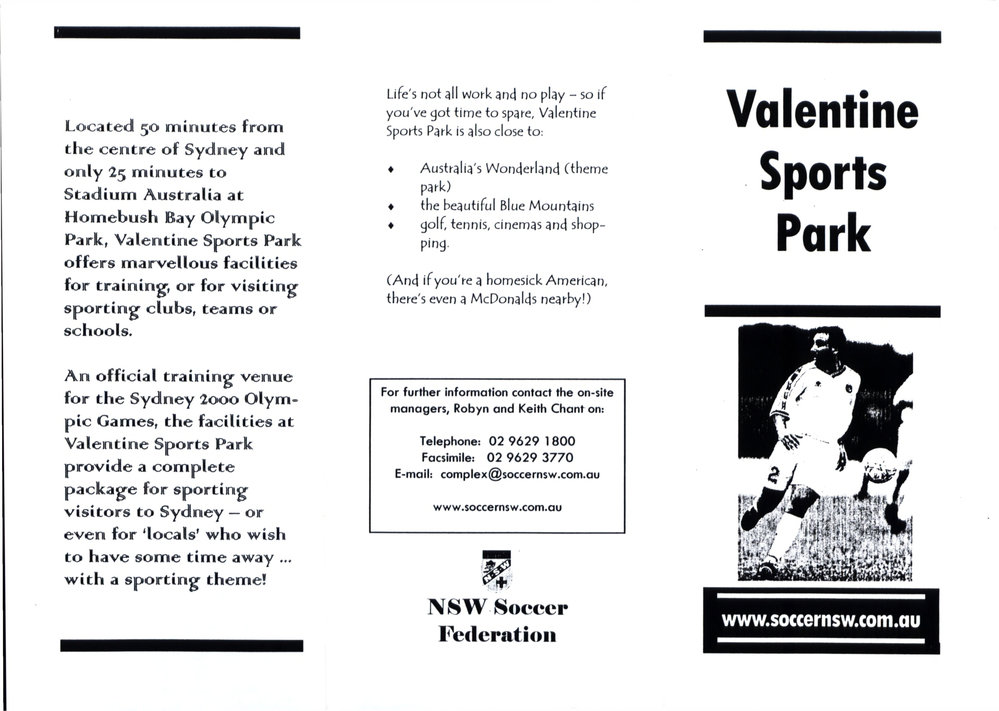 Valentine Sports Park, Meurants Lane, Glenwood