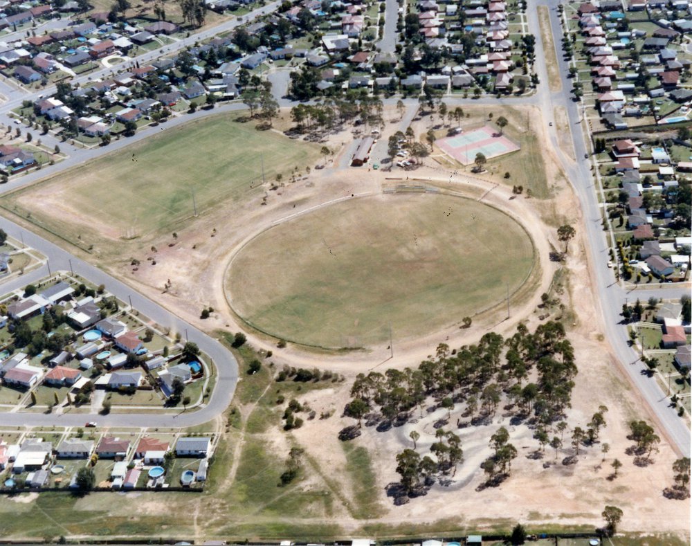 Aerial view of Grantham Reserve, Seven Hills