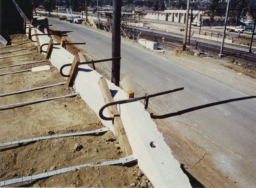 Construction of Davis Overpass, Rooty Hill
