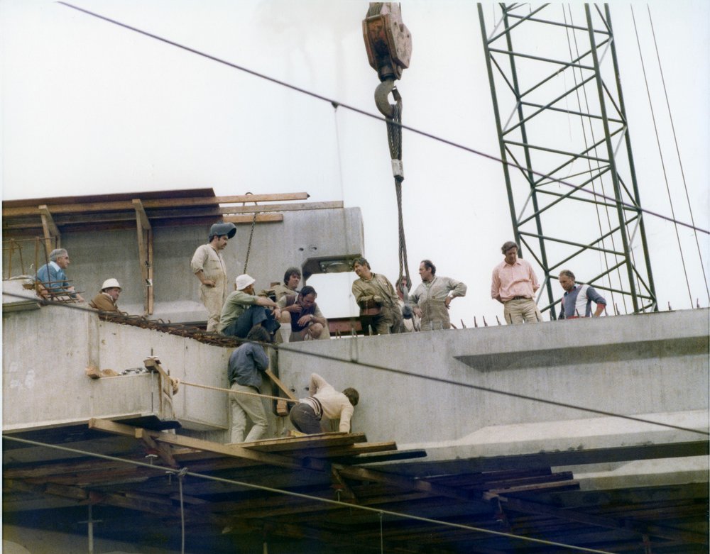 Construction of Davis Overpass, Rooty Hill