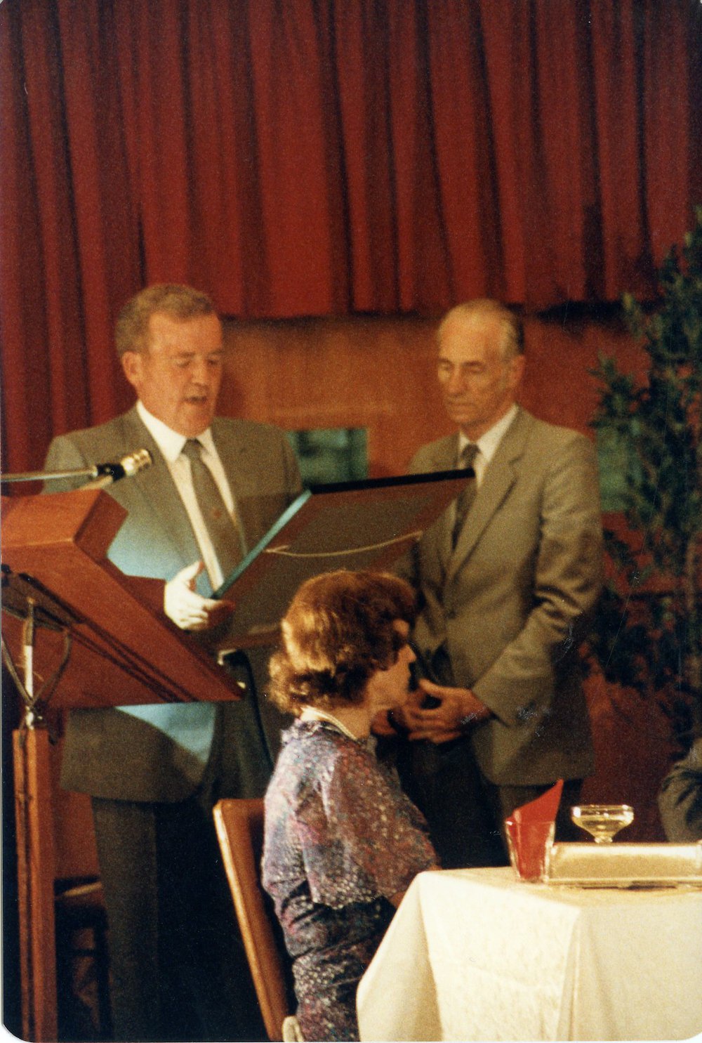 Max Webber's retirement presentation event