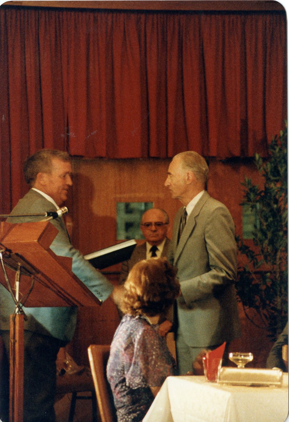 Max Webber's retirement presentation event