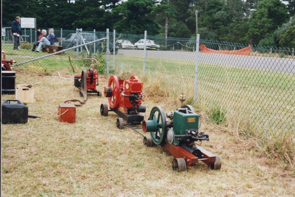 Model steam engines at Prospect Cottage, Prospect Reservoir