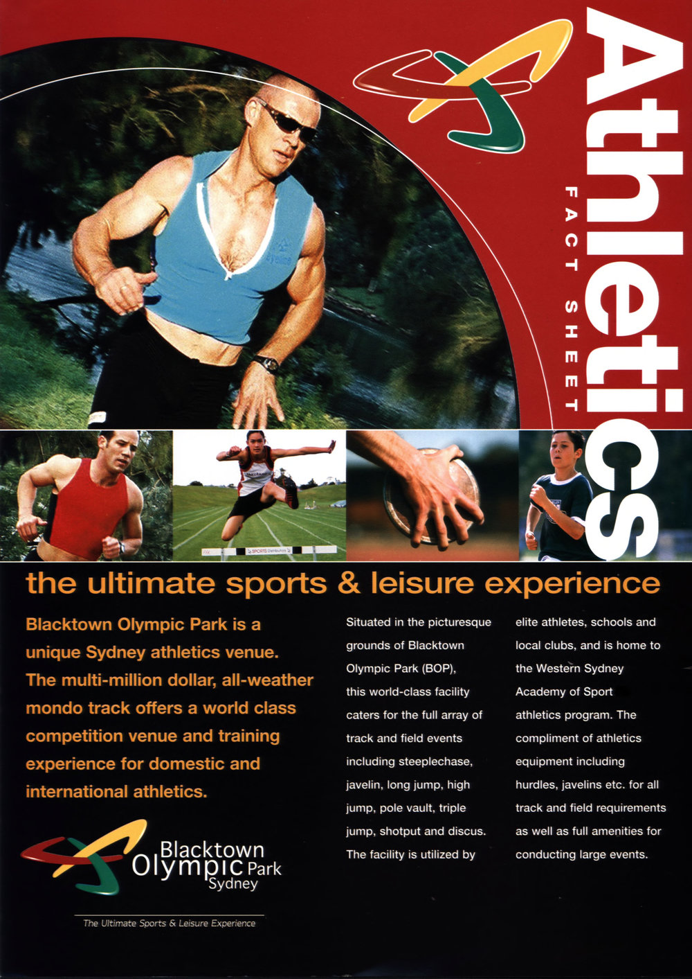 Athletics Fact Sheet, Blacktown Olympic Park